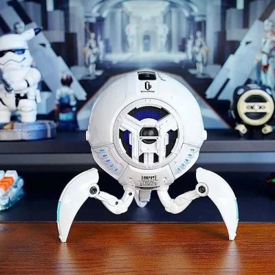 GravaStar Mars Pro Bluetooth 5.0 Speaker With Bass Boost And Stereo Sound - White